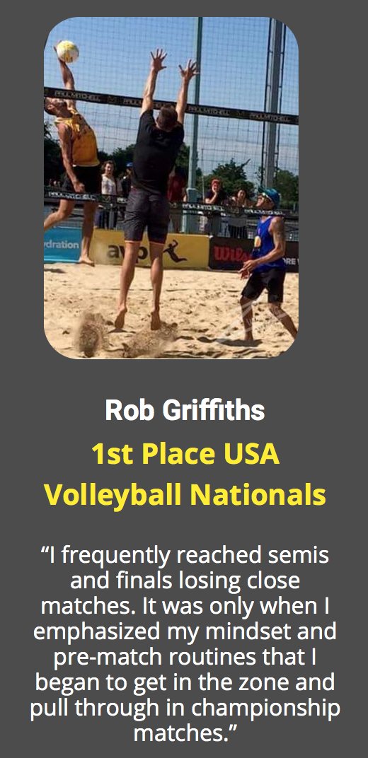 Rob Griffiths (1st Place USA Volleyball Nationals)