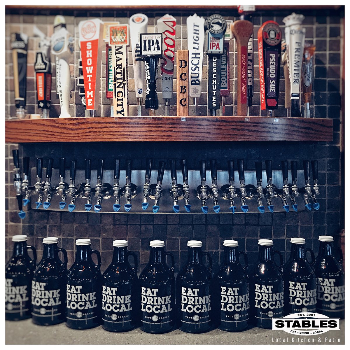 Stables816's tweet photo. Make your 4th the best one yet with our Growlers! All #24Taps and select Signature cocktails are available! Order online at https://t.co/CB45BQ2Osa. #Stables816 #BeKearney #SupportLocal #EatDrinkLocal https://t.co/cUQnqXwPrK