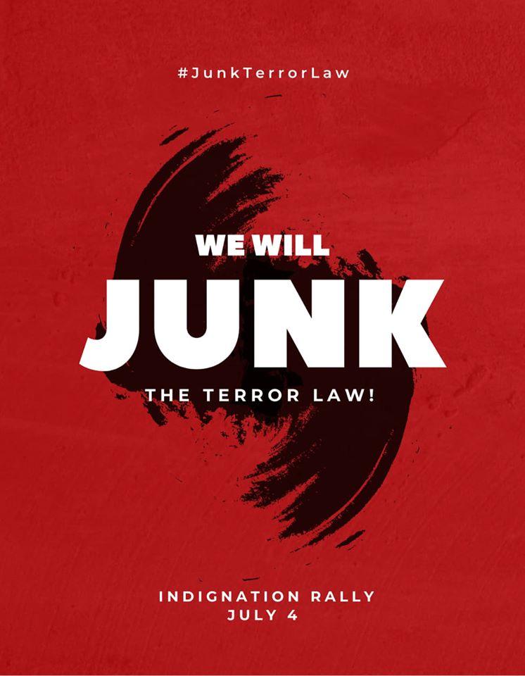 Pres. Duterte's signing of the terror law did not come as a surprise since he certified it as urgent to concentrate more tyrannical powers in his hands at the expense of the rights of our people.This is a horrific day for the country as another darker era for human rights looms.