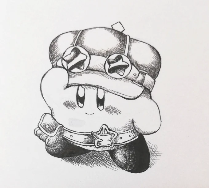 ちょっと前に漫画風にアナログで描いたやつ
(トーンがもったいないからハッチングなんていえない) 