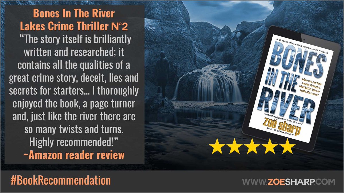 authorzoesharp's tweet photo. “The story itself is brilliantly written and researched; it contains all the qualities of a great crime story, deceit, lies and secrets for starters… Highly recommended!” ~Amazon Reader Review
https://t.co/VGuTBbrHT9
#AmReading #ZoeSharp #GraceReview #BonesInTheRiver https://t.co/SYaD33hkKC
