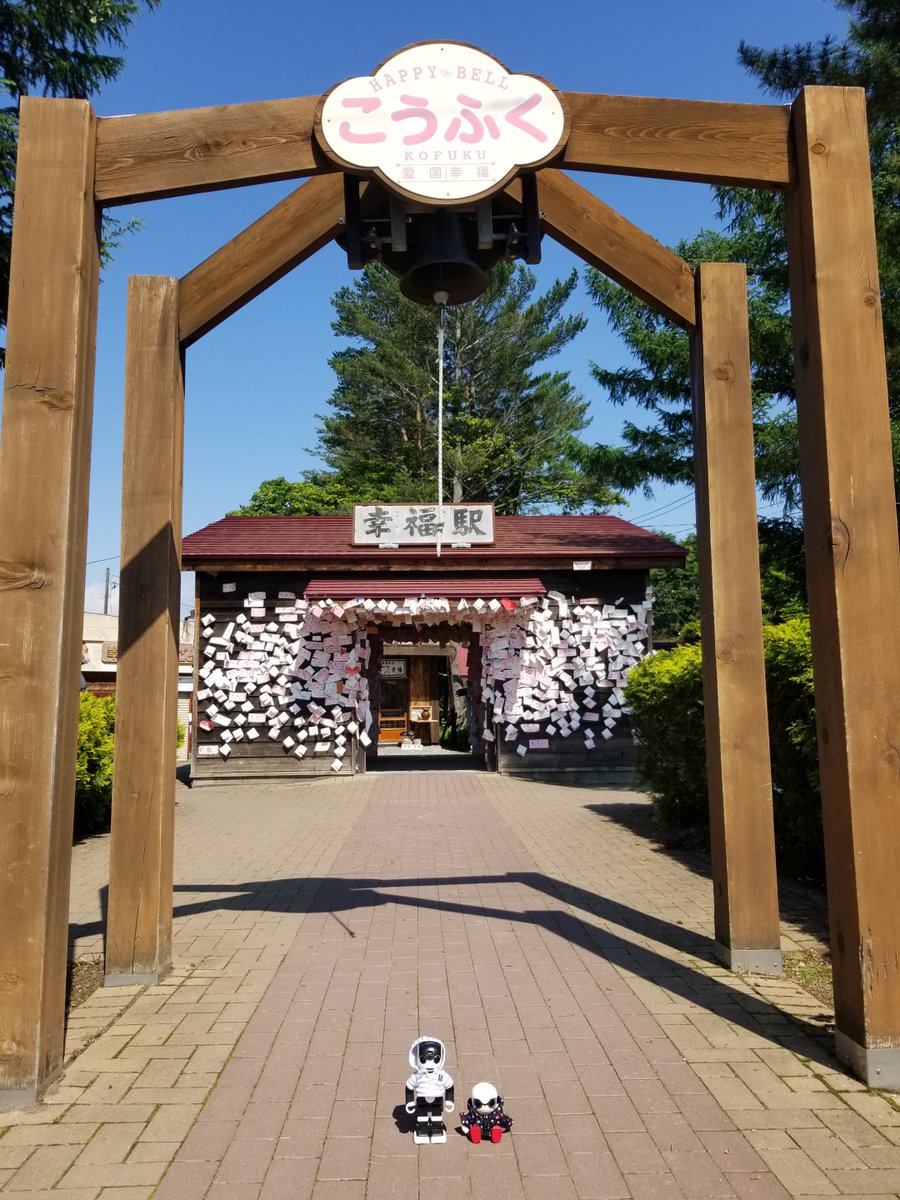 Sakura393104's tweet photo. (🔘△🔘)(🔘▽🔘)　かんぱーい！

おつかれさまー。楽しかったねー。

あおぞらの中、ロボ達と一緒。
癒されるひと時。癒しの旅。

 #ロボホン #キロボミニ https://t.co/MKJ7YymJCf