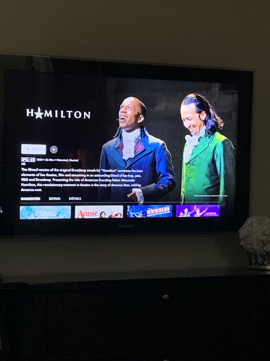 AaronNolanNews's tweet image. Is it too early in the day to start #HamiltonFilm? 

#OfCourseNot @disneyplus