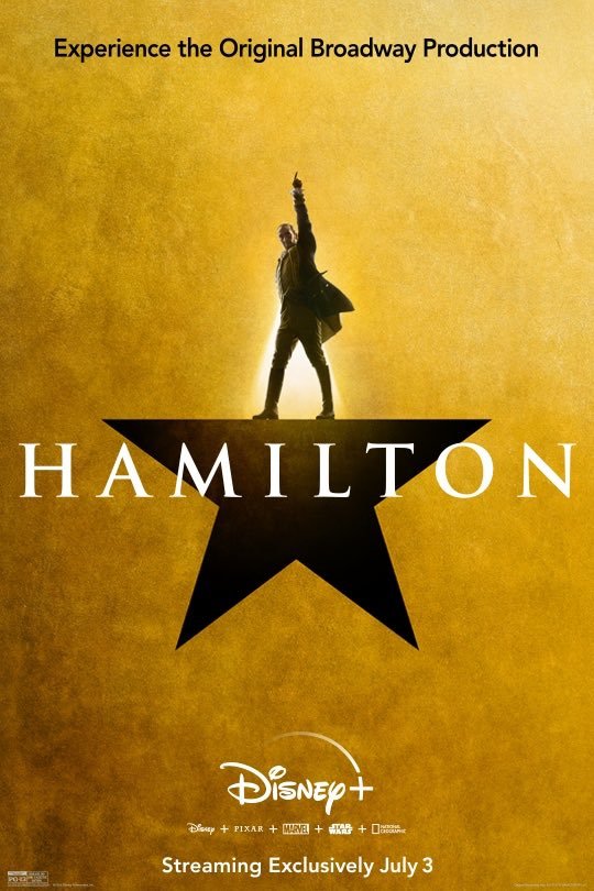 CantonianEng1's tweet photo. Today is Hamilton day! We are so excited to watch this amazing musical again, this time from the sofa! If you have a Disney+ account you can watch it too #HamiltonFilm https://t.co/ZYqh0qQi7p