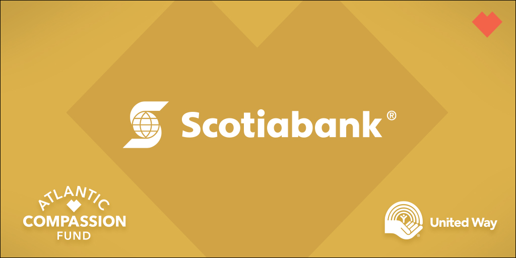 UWHalifax's tweet photo. We'd like to give a shout out to the awesome folks at @scotiabank today! Scotiabank is a long-time supporter, and they really stepped up during COVID-19, donating over $85,000 to the Atlantic Compassion Fund. Thank you! #Compassion4Community https://t.co/A2uwNEmkQi
