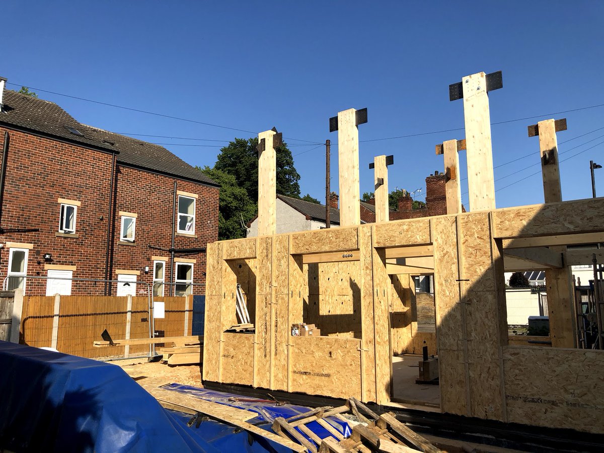 IrenaBauman's tweet photo. Open site on Tuesday 7th of July 12.30-14.30 at Park Road, Doncaster DN12QH to see the first affordable development in @massbespoke before it is all covered up. Great moment for @DCDT @baumanlyons @BuiltIncommon and @CommLedHousing https://t.co/enZ7xKFmCH