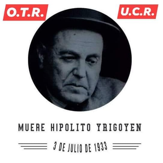varettojavier's tweet photo. Aniversario del fallecimiento de H. Yrigoyen (3 /7/1933). O.T.R. @Comunicacionucr @UCRNacional @UCRCBA @ctecapital @jr_cba @OtrMatanza @OTRCapitalOK @OtrFe @OTRMENDOZA @BrunaOTR @astonejorge @arielsanturio @emivillena @mariostubichar @sergiopiguillem @Dario_Melo_ @fabriciospablo https://t.co/fzRTaZs16d