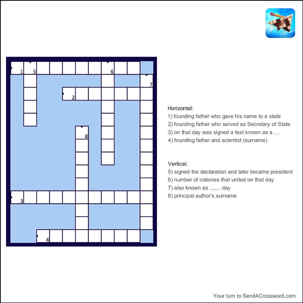 Send for crossword