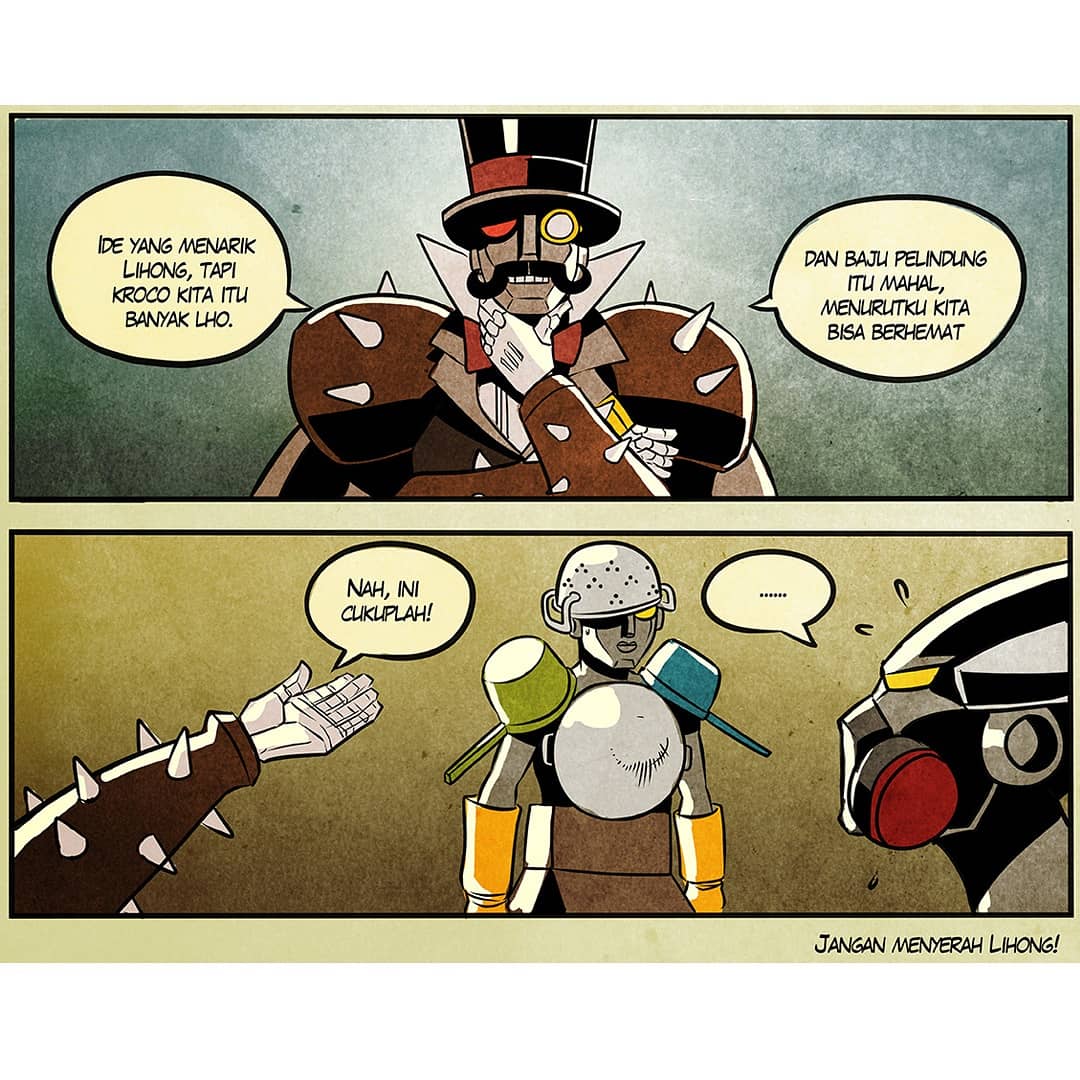 Walau punya mimpi besar untuk menguasai bumi, organisasi jahat G.I.A.T tetap mengutamakan hal yang paling penting: efisiensi budget.