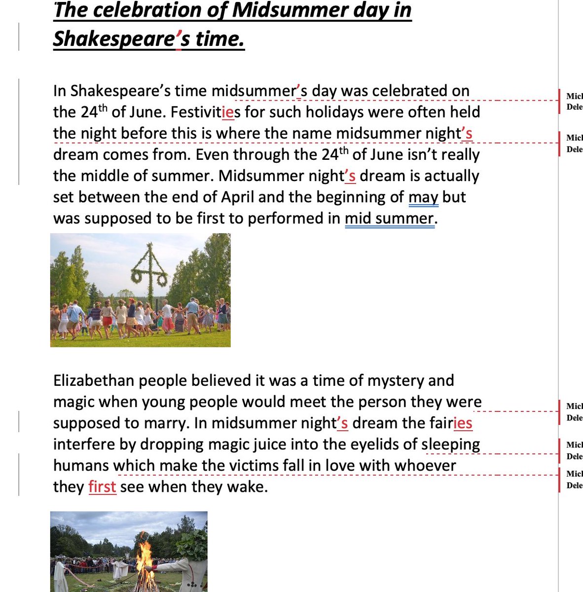 CrawshawEnglish's tweet photo. Y7 shoutouts this week for Daniel H, Zach D, Zach H-C, Sarah M, Charlie M,  Reuben J, Eve M, Jessica P and Luke H. Fantastic work on these news articles and illustrations as part of their Shakespeare project. https://t.co/SvfwiVv0Ud