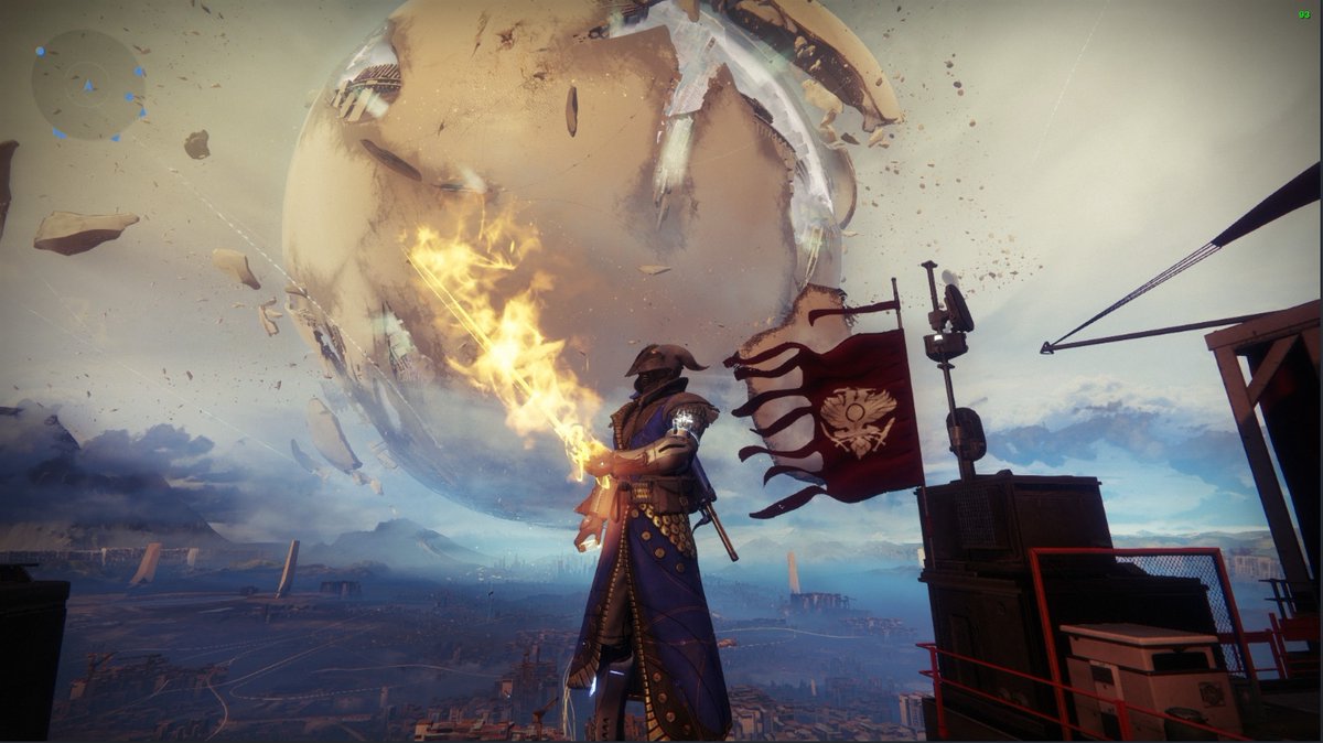 CDNPotato's tweet photo. @Bungie Is this what Felwinter would've looked like if he had mad drip? #BungieDayFashionShow https://t.co/VPTf3O6U9d