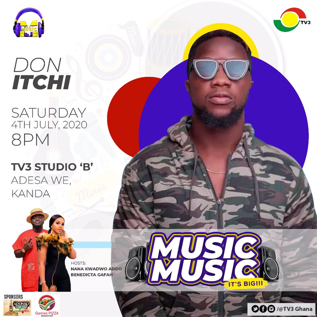 TrybeM's tweet photo. Music Music .. it's Don 😎!!!
Live inside the Adesawe studios @tv3_ghana with @Donitchi7 . Tomorrow night 8pm sharp. https://t.co/IfgaaPT4Sc