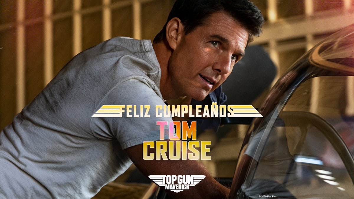 ACECCINES1's tweet photo. ¡Feliz cumpleaños @TomCruise!

#TopGunMaverick, ¡diciembre en cines! https://t.co/gs9txk73af