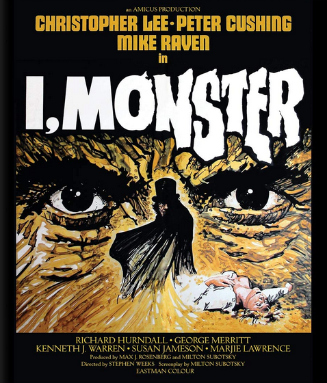 oxley264's tweet photo. Coming to Blu-Ray August in the U.K..
I, MONSTER 1971
Christopher Lee Peter Cushing Mike Raven
#StephenWeeks #Amicus                                                     From @indicatorseries https://t.co/N8SLnkPoqL
