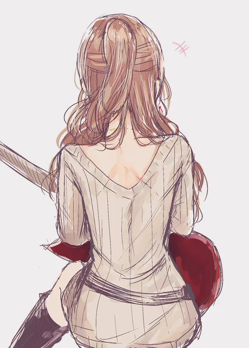 背中好き…… 