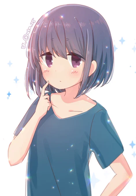 ボブヘアなリンちゃん?
#志摩リン #ゆるキャンΔ  #Yurucamp 