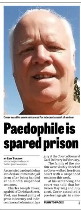 samanthaaspicer's tweet photo. You know the IOM is fucked when you receive more jail time for carrying some shopping bags than a Paedophile ruining someone’s life! Absolutely sickening🤢💔 https://t.co/r5RCzz2Bf4
