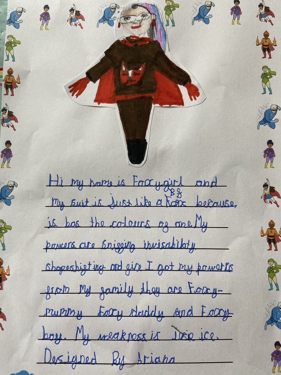 nicchaps's tweet photo. Foxy girl the super hero by Ariana!🦊 🦸‍♀️ @Gauguin_BPS https://t.co/Be58yoojHG