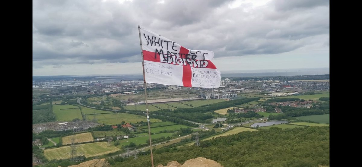 This picture appeared on social media yesterday. It doesn't really surprise me but it's still very depressing to see. So - bit of a rant coming up.I'm sure lots of my fellow Teessiders will recognise where this picture is taken. For those that don't, this is Eston Nab.