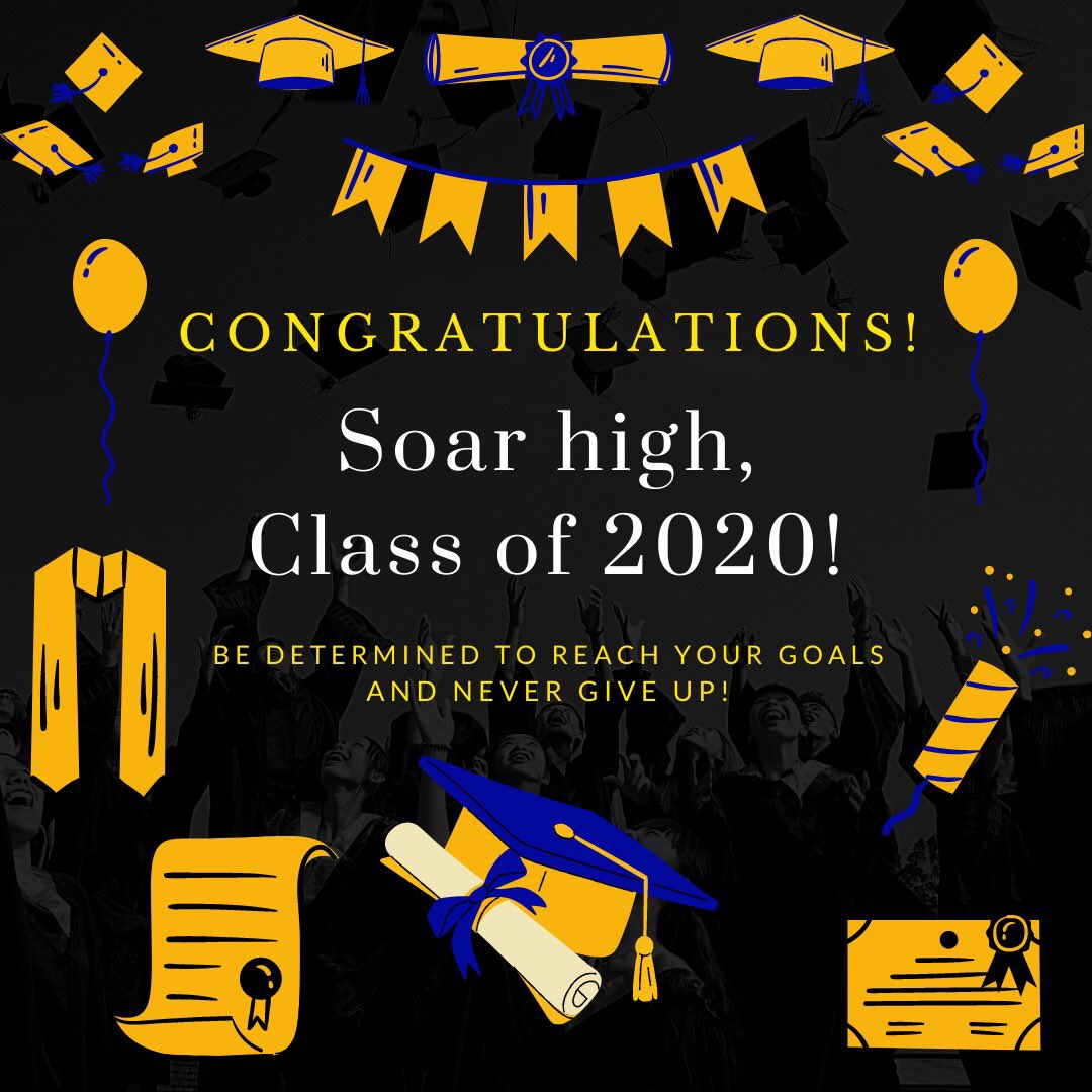 wearettmsa's tweet photo. Congratulations go out to the Class of 2020!!🎓 👩‍🎓👨‍🎓🥂🎉🎊 

You’ve worked hard, stayed focused and now it’s time to celebrate your success  🙌🏾👏🏾. 

We wish you all the best in your journey in the future. ✨✨
You’ll do great! https://t.co/JyUuzLn8K0