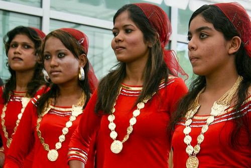 these are from Maldives and this is their traditional clothing !!!