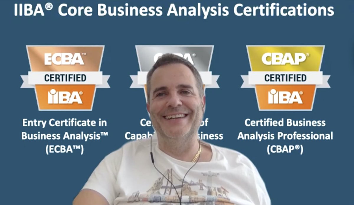 Do you intend to go for an <a href="/IIBA/">International Institute of Business Analysis</a> #BACoreCertification and missed our webinar where <a href="/StefanBossuwe/">Stefan Bossuwé - #TheHolisticBA 🌐🇪🇺🇧🇪</a> shared his tips &amp; tricks on how to prepare for your application ? 
No worries, here's the video: youtu.be/PSa7fOgTujA

(PS Don't forget to subscribe to our <a href="/YouTube/">YouTube</a> Channel.)