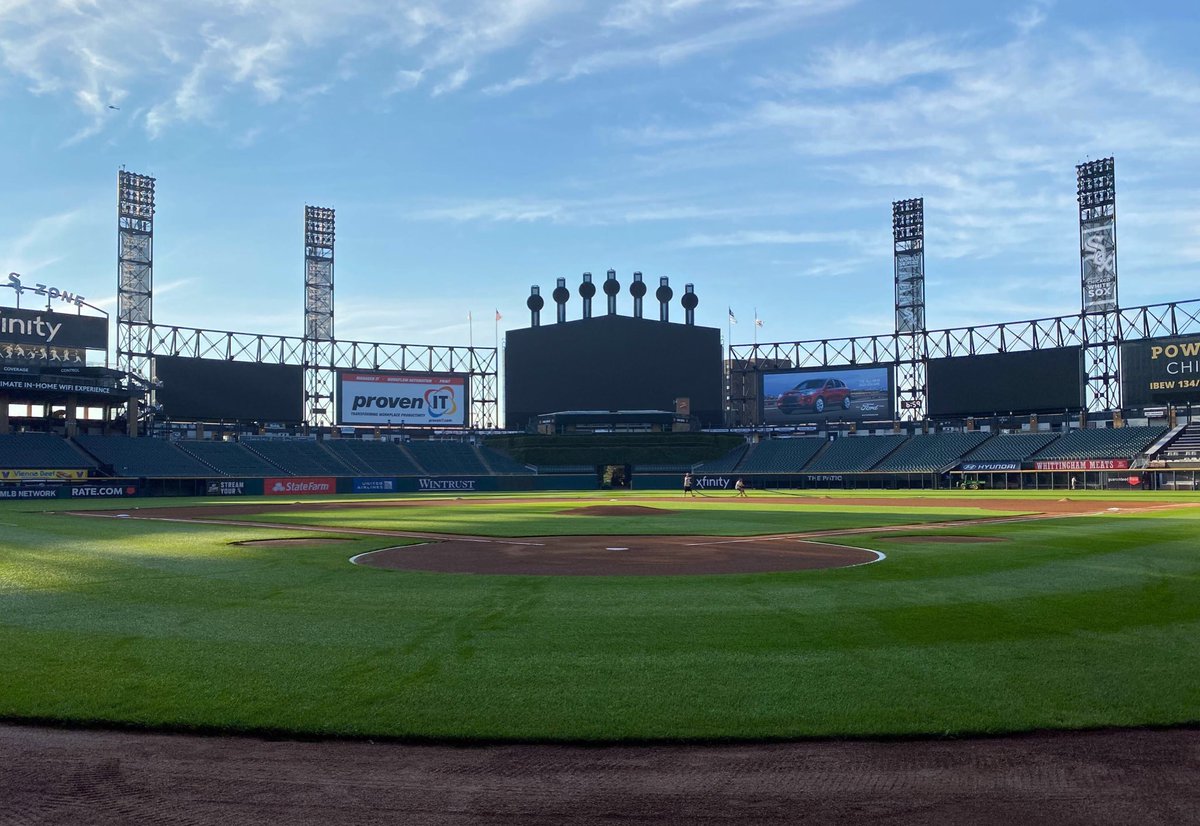 There will be baseball here. Today. 🙌