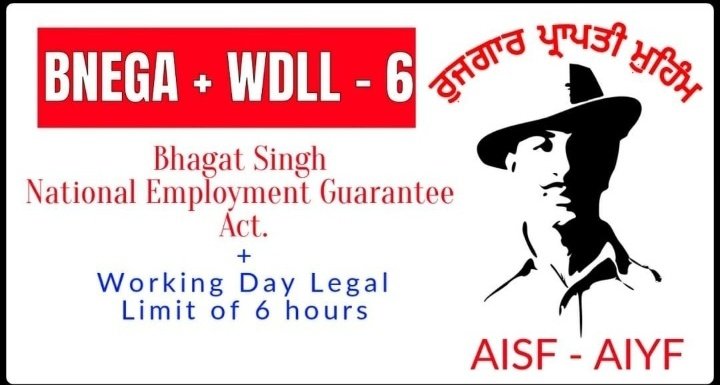 amrasaria's tweet photo. By reducing working day - we can Generate Employment
10% Reduction - 11 % Generation
20% Reduction - 25 % Generation
30% Reduction - 42 % Generation
40% Reduction - 60 % Generation
50% Reduction - 100 % Generation
#EnactBNEGA #WDLL6
#AISF #AisfPunjab
INQUILAB...ZINDABAD https://t.co/7xAWHG1qs6