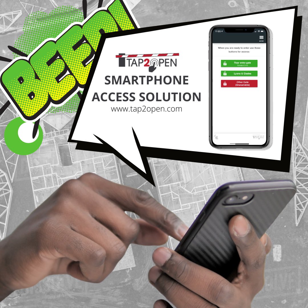 Tap2Open's tweet photo. Rethinking Gate entry with smartphone access solutions. #technology #TechNews https://t.co/SIcuS8XjVC