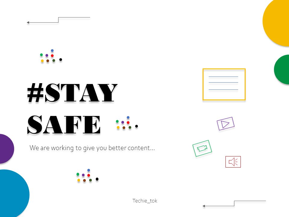 techie_tok's tweet photo. Stay safe always❤️
#TechForGood #Coronavirus #COVID19 #softwaredevelopment
#100DaysOfCode #StayingAliveTogether
#techietalks #CodeNewbie #StayHomeSaveLives #StayAtHome
#freeCodeCamp
#technology https://t.co/VRHtPWfEMU