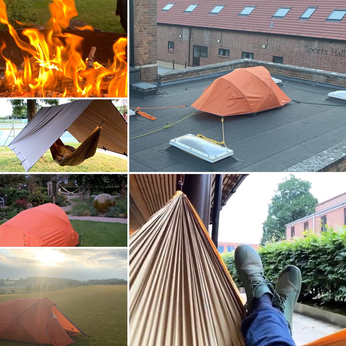 We had so much fun camping for you around school during the lockdown!