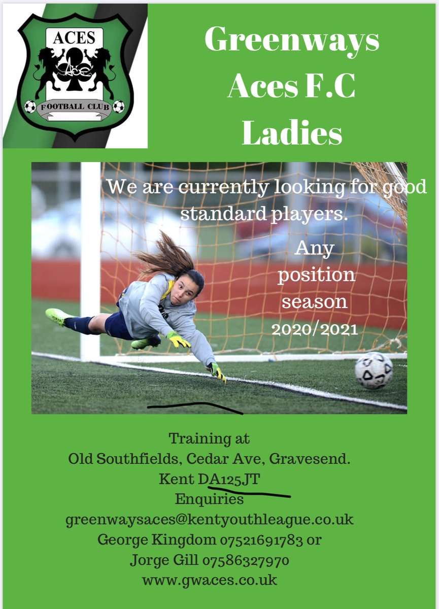 Greenways Aces FC (@greenwaysacesfc) on Twitter photo #ladieswanted #ladiesfootball #grassrootsfootball #ACES #greenwayaces #football #ladieswanted #ladiesfootball #grassrootsfootball #ACES #greenwayaces #football