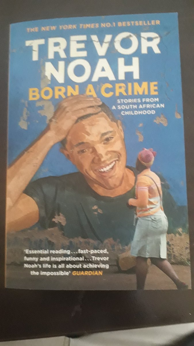 #weekendreads Trevor Noah's #BornACrime' and an autographed #ThroughMyAfricanEyes by Jeff Koinange. Thanks Burton @PrestigeNBI.