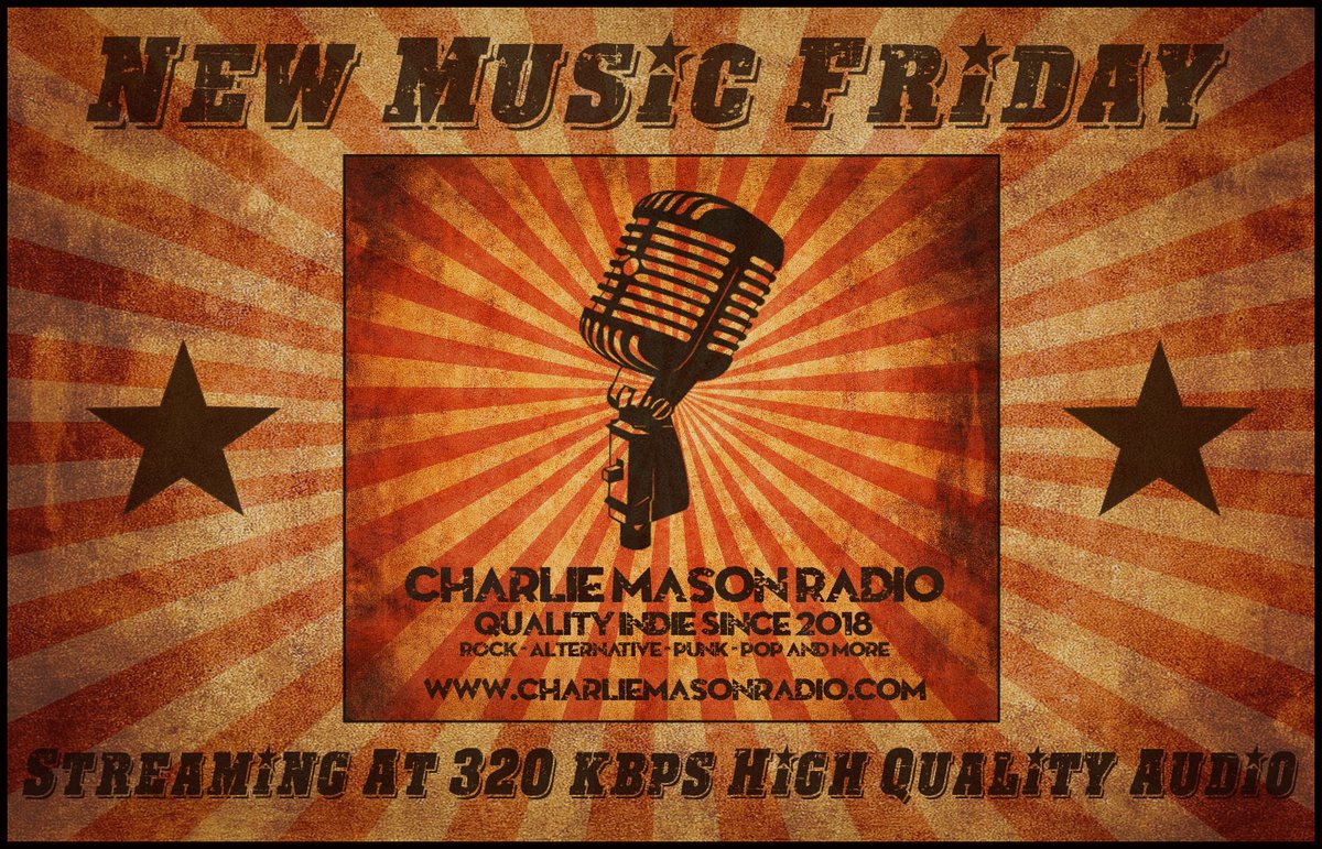 It's new music Friday on charliemasonradio.com with brand new tracks in the rotation by @sam_and_sounds @kidgulliver @VernonsThe @bertbrettmusic @DeadMethodUk @lowlimusic @theverasmusic, The Bucket Boys all streaming in 320 kbps high quality audio.