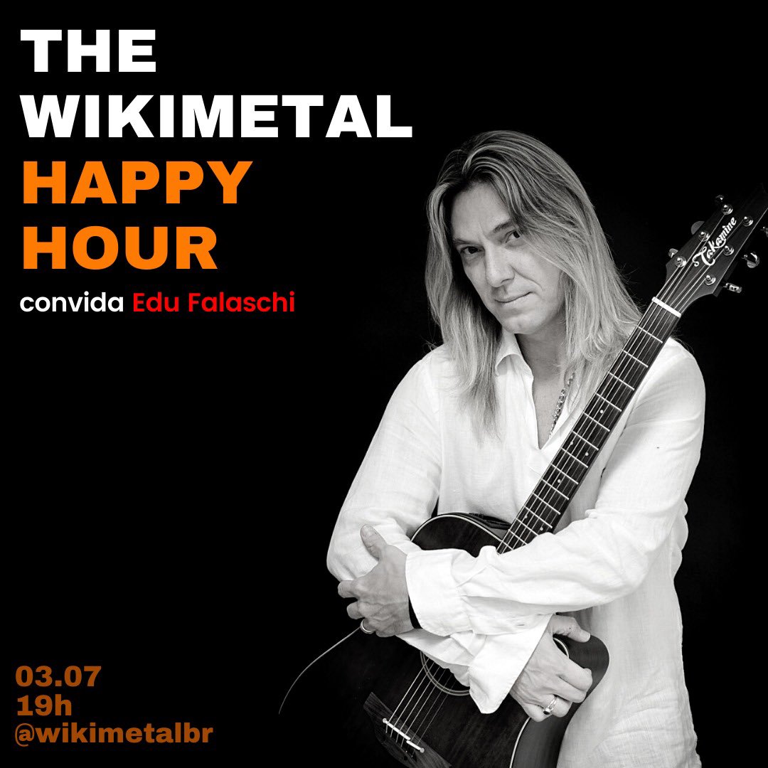 wikimetal's tweet photo. Hoje tem Edu Falaschi no #WMHH! https://t.co/f5JlBOc6Aj
