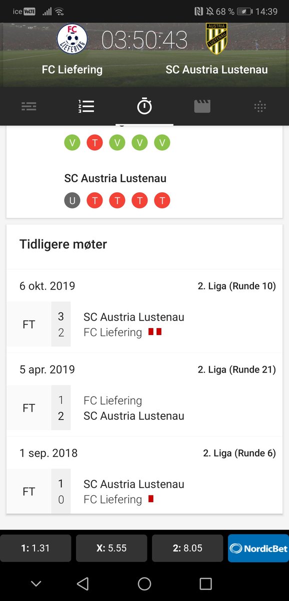 sondre_ask's tweet photo. @AndyRobsonTips Liefering have lost all 3 previous meetings tho.. https://t.co/JIvKzZxhPp