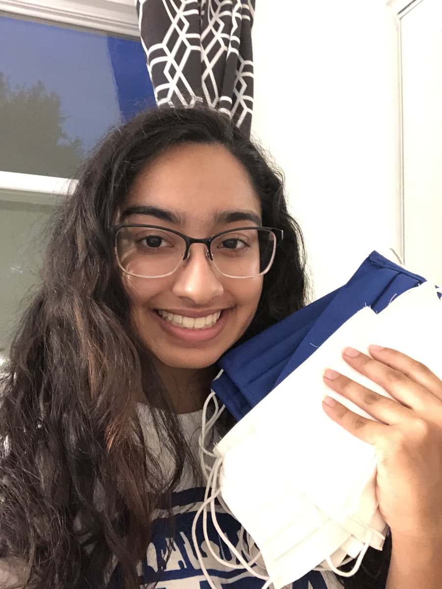 LenapeHeroClub's tweet image. SHOUT-OUT to our members, Diya Darji and Yasmin Harris, for making and donating 150+ masks to children’s hospitals, hospice, and nursing homes across the country through @MaskMatch ! You make us proud! 🤩#werisebyliftingothers💛 @LenapeAthletics @LenapePride