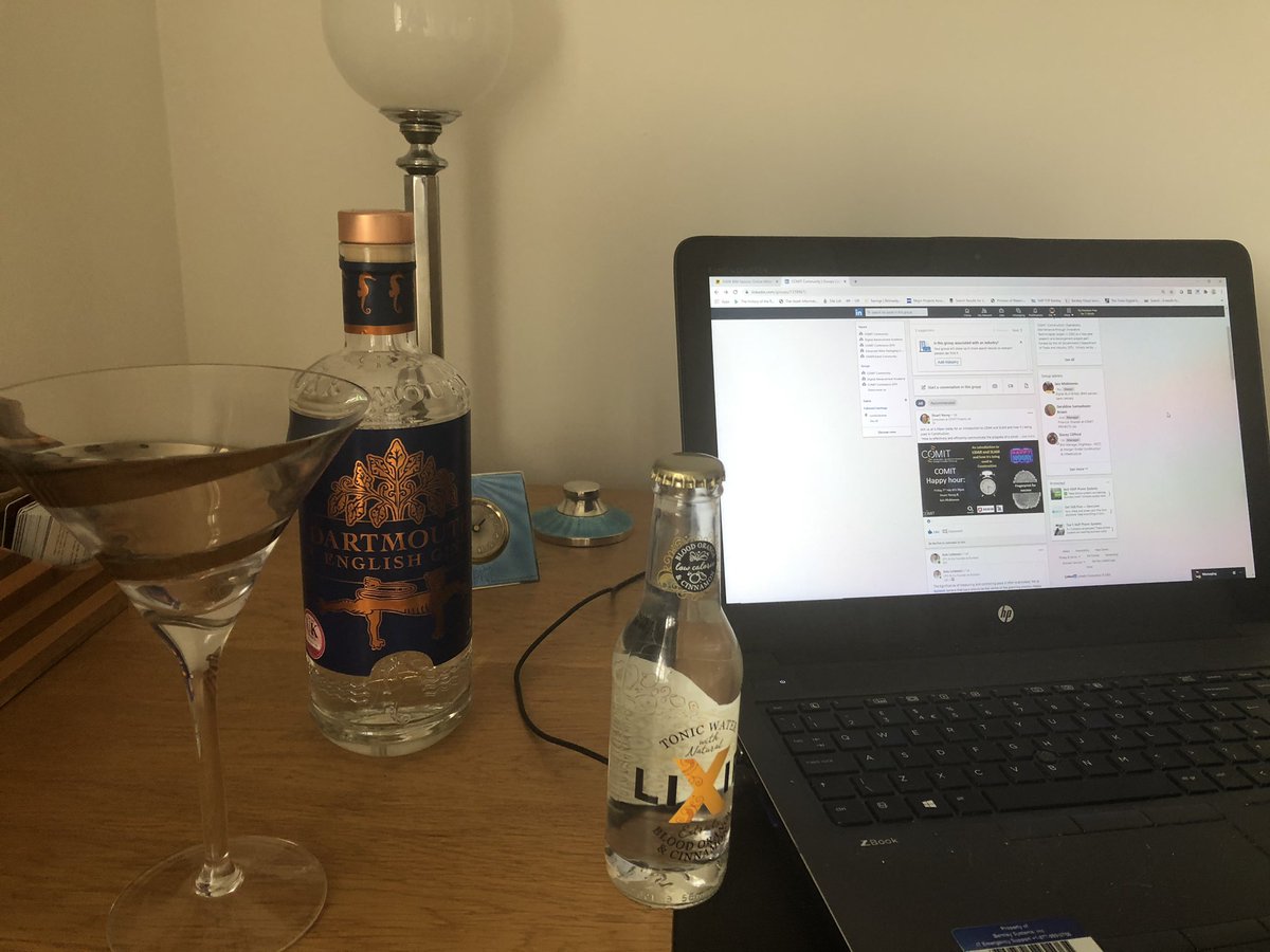 skimmod's tweet photo. Standing by for a well deserved dose of #ginandknowledge this afternoon at 15:30 with the #COMITCrew! https://t.co/8XtKqeR71K