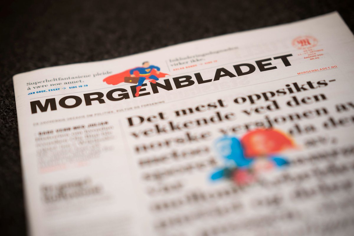 I dag fikk jeg hyggelig e-post fra <a href="/Morgenbladet/">Morgenbladet</a>. De ønsket meg velkommen som prøveabonnent og ville forsikre seg om at leveransen var kommet i gang. Jeg kunne berolige med at jeg fikk det første nummeret i postkassen for minst 15 år siden. Så alt er i den skjønneste orden.