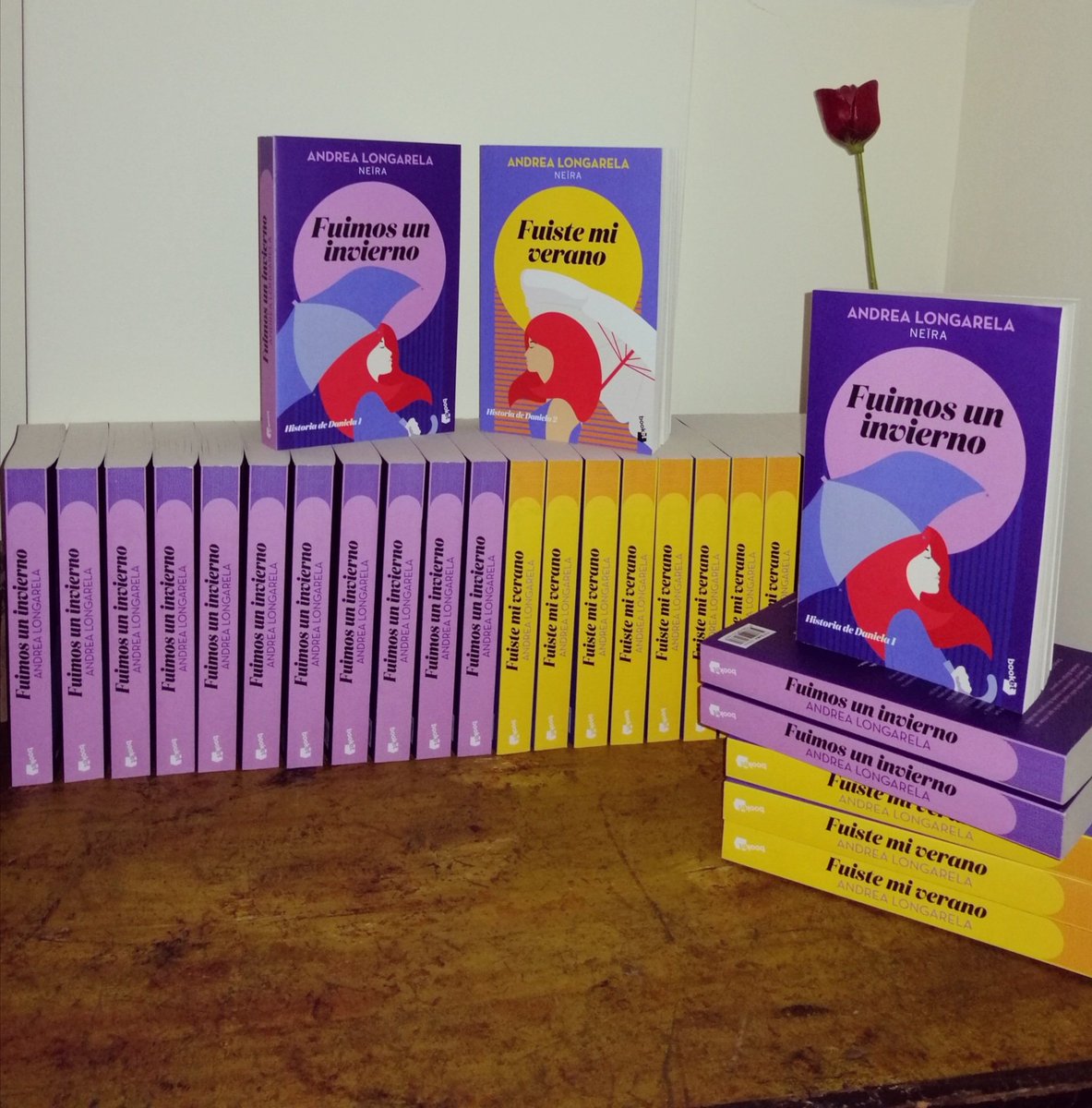 AndreaLongarela's tweet photo. Ya están conmigo. Muy pronto, serán vuestros. El 14 de julio en librerías. ❤️ #historiadeDaniela #fuimosuninvierno #fuistemiverano @Booket_Planeta https://t.co/SeEjnVtDYo