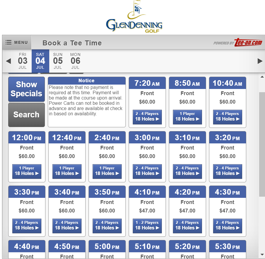 We have a few tee times still available for Saturday.  Come play the best conditioned course in the city.  To book go to buff.ly/2ZcgOIO