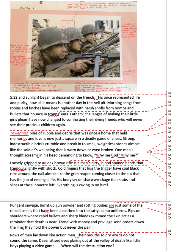 CrawshawEnglish's tweet photo. Wonderful descriptive writing here from Y10 as they continue to work their way through the English priority tasks. Well done to Seth M, Tallulah H, Aimee D, Emily K,  Aidan H, Emma L, Sky T, Abbie P, Freya C, Edward R, Scarlett C, Hajrah Y and Elizabeth G this week! https://t.co/p0FmH2QJ1P