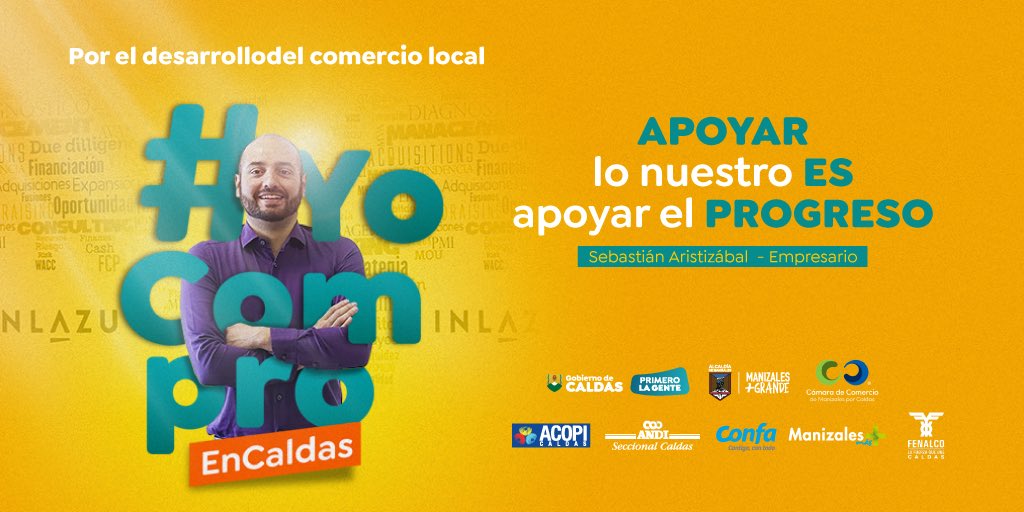 Irenemejiar's tweet photo. En este día sin IVA, apoyemos lo nuestro. Porque apoyar lo nuestro es apoyar el progreso del departamento. Procura hacer tus compras por internet y cuidémonos entre todos. #YoComproenCaldas @CCManizales @AcopiCaldas @FenalcoCaldas @confacaldas https://t.co/DIK7AQgYEK