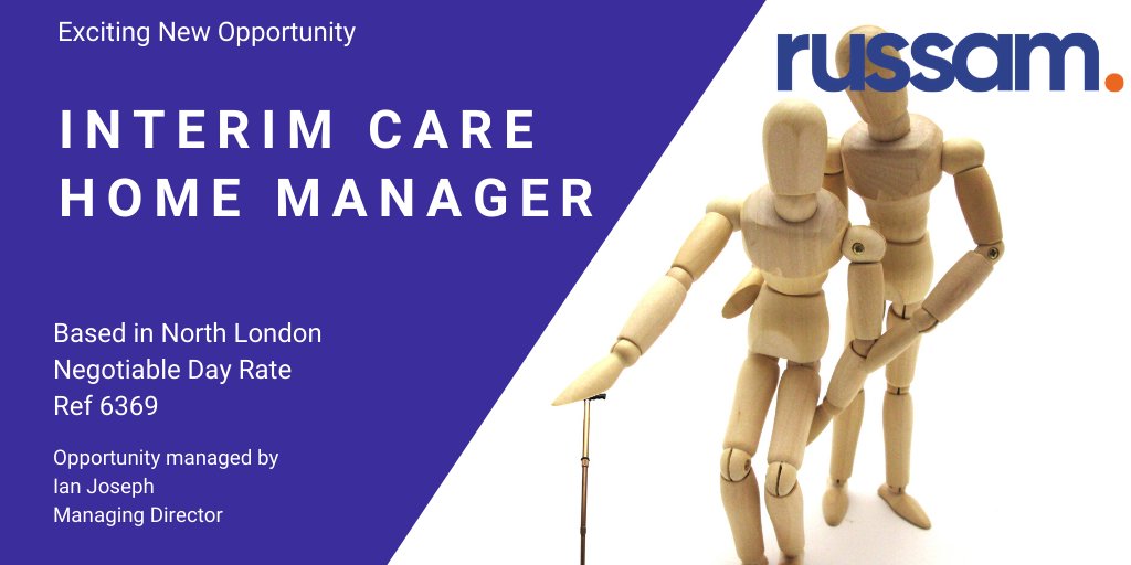 ** INTERIM CARE HOME MANAGER **

Experienced and CQC Registered Care Home Manager needed for an immediate opportunity in North London

More details can be found here: buff.ly/2BxEJKM

#interim #carehome #london