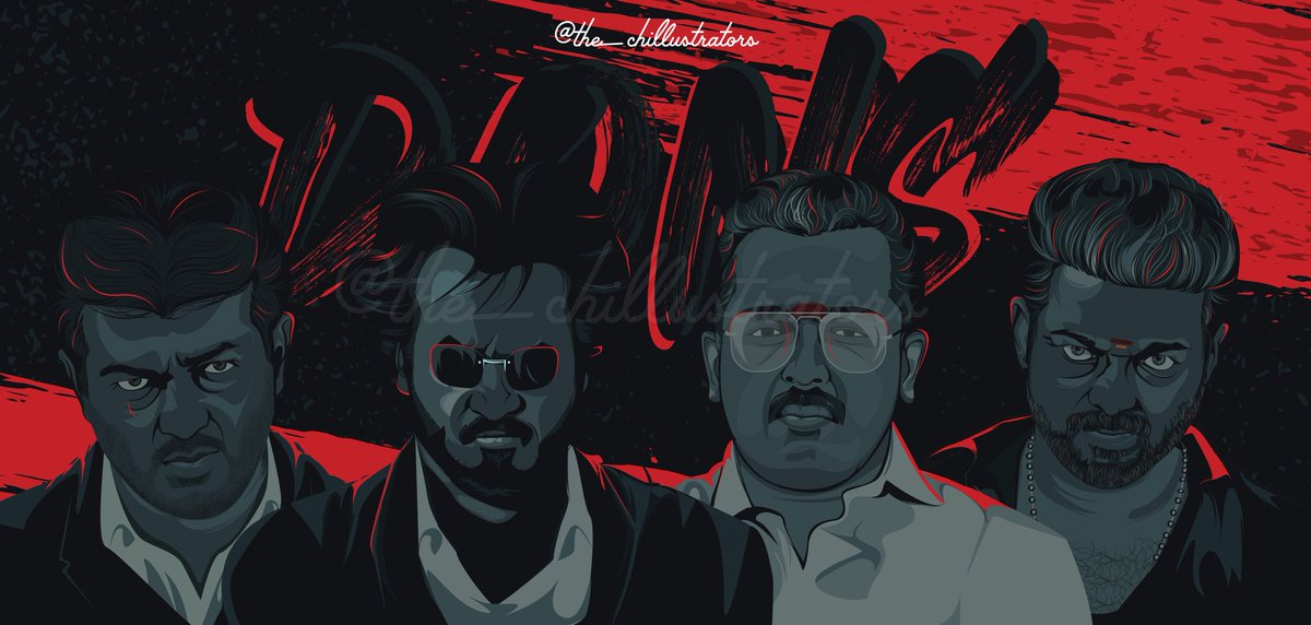 TChillustrators's tweet photo. Dons of Kollywood ♥️
.
Creative designer- @Pasupathi98 .
.
Follow our official account - @DesignsKrysta .

@rajinikanth
@ikamalhaasan
.
#baasha #rajni #nayakan #kamal #billa #ajith #vijay #rayappan https://t.co/tB2h1Szu3X
