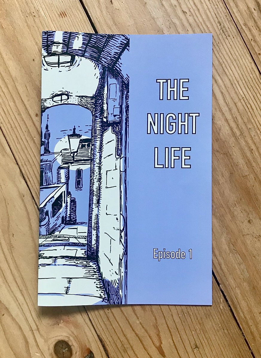 The Night Life. A new comic by @PauliemanS and published by @wee_spark ⬅️ Insta handle. £2.50+p&p contact us at weespark.com to order 🤩📕 #TheNightLifeComic #SmallPress