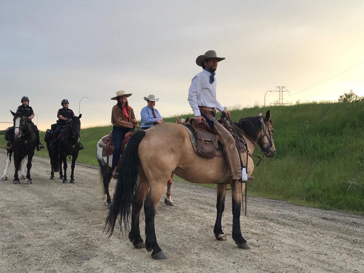 CSParade's tweet photo. 8 years, 12 countries, and 26,500 km later our 2020 Parade Marshal @filipemasetti completes his journey to Calgary.

Let's give him a big virtual welcome!

 #stampede2020 #yyc https://t.co/9EUccZc44g