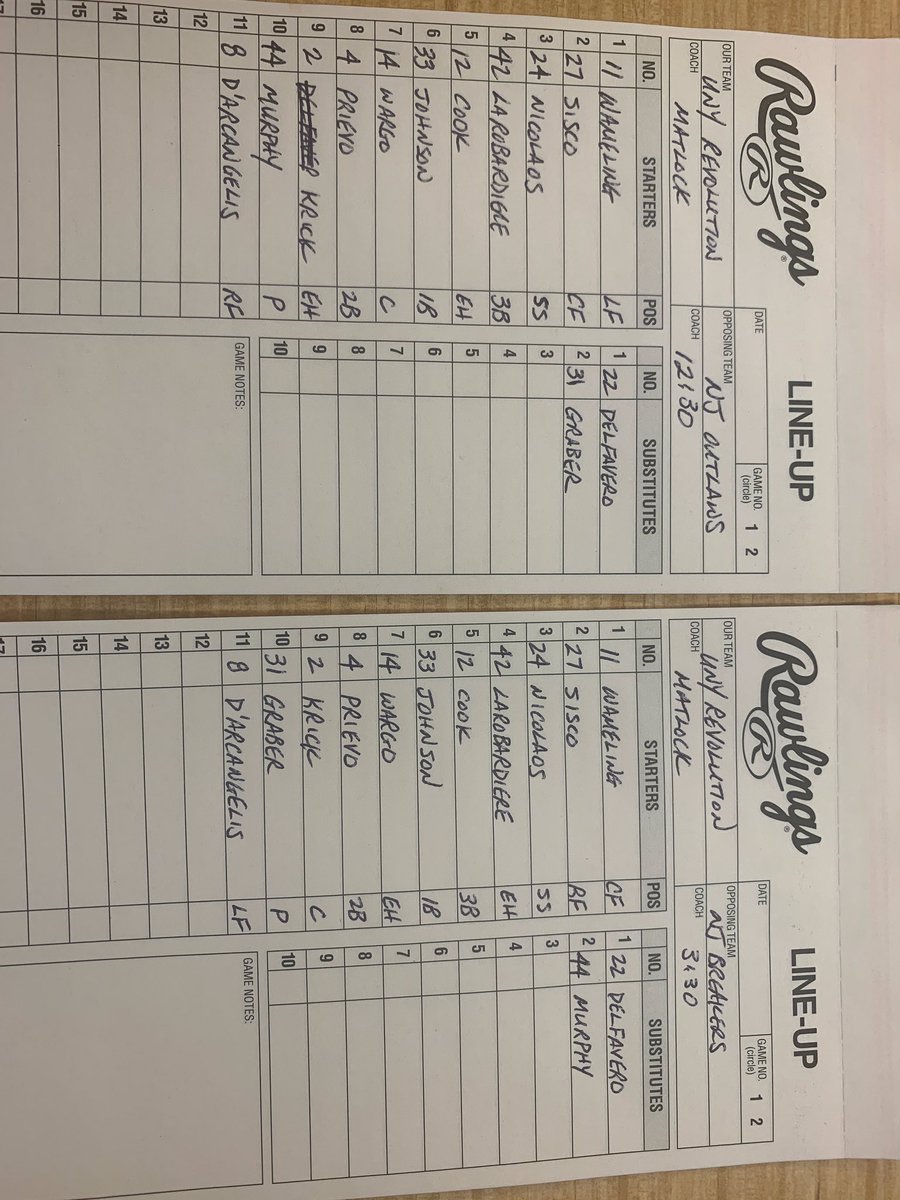 Ally Wargo (@allywargo) on Twitter photo Here are the lineups for our games today at 12:30 and 3:30! @CoachA11700 @SaintRoseSball @CoachTraceyRom <a href="/LeMoyneSoftball/">Le Moyne Softball</a> <a href="/Pace_Softball/">Pace Softball</a> <a href="/CortlandSB/">Cortland Softball</a> <a href="/AssumptionSB/">Assumption University Softball</a> <a href="/Coach_Ladino/">Jon Ladino</a> <a href="/TiffinUSoftball/">Tiffin University Softball</a> Here are the lineups for our games today at 12:30 and 3:30! @CoachA11700 @SaintRoseSball @CoachTraceyRom <a href="/LeMoyneSoftball/">Le Moyne Softball</a> <a href="/Pace_Softball/">Pace Softball</a> <a href="/CortlandSB/">Cortland Softball</a> <a href="/AssumptionSB/">Assumption University Softball</a> <a href="/Coach_Ladino/">Jon Ladino</a> <a href="/TiffinUSoftball/">Tiffin University Softball</a>