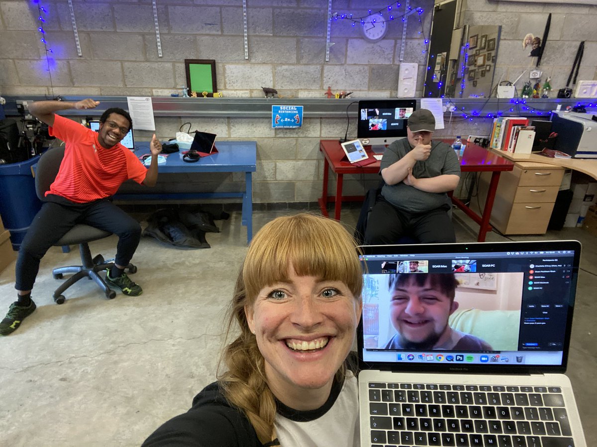 FlycheeseStudio's tweet photo. Friday at SOAR back in 3D, well... almost π
#welcomeback #flycheesestudio #socialdistancing #slowandsafe #phaseback #stillonline #abilitynotdisability https://t.co/AciDcmeqHW