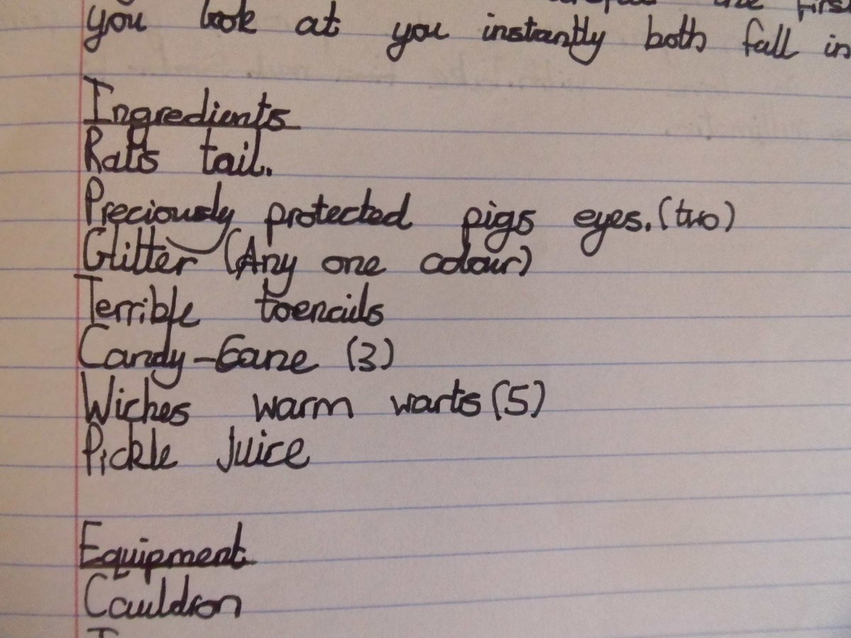 SSSJ_RISE's tweet photo. I'm not sure how safe I am! Send help! #KeyworkerGroupA have been writing spells... with horrible ingredients! 🐌🕷️🧙♀️🪄 #livingandlearning #SSSJ https://t.co/zKEYMdINV0